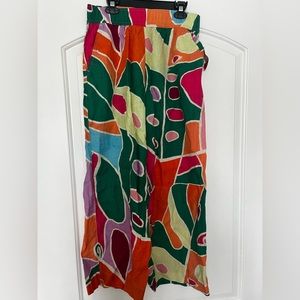 Christian Siriano- Tropical Print pants